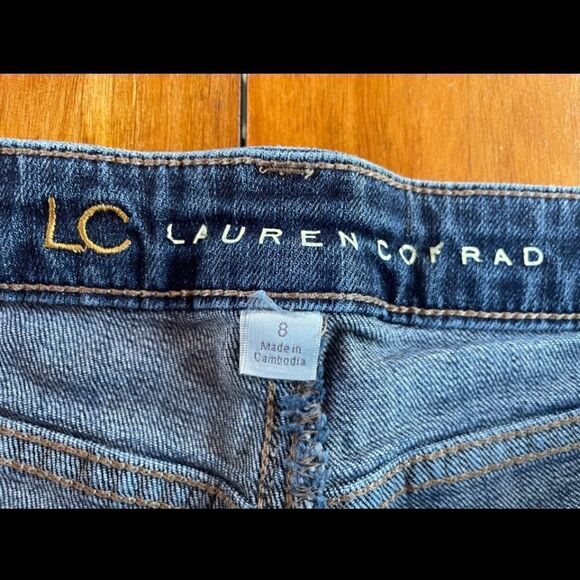 LC Lauren Conrad Blue Denim Jean Shorts Women's Size 8 - Picture 3 of 3